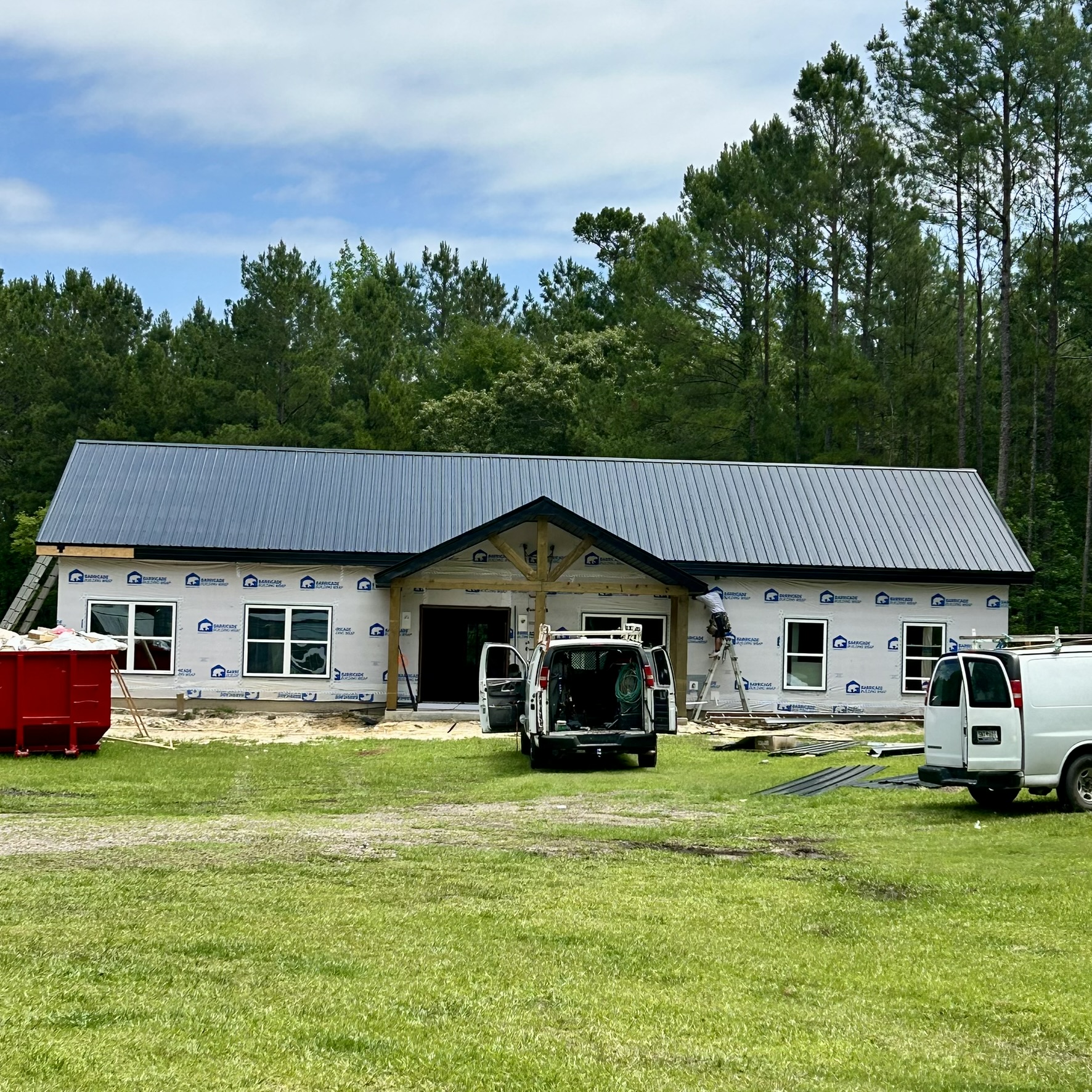 Capped and Covered: The Transformation of Our Black Metal Roof